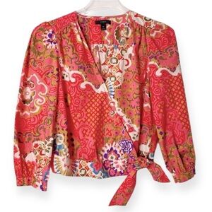 J. Crew Wrap Top